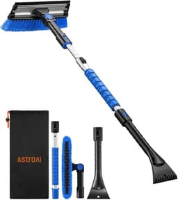 AstroAI 47" Extendable 3-in-1 Snow Brush